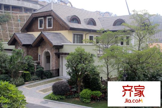 五礦?哈施塔特一期雙拼別墅SD2戶型外景20131120