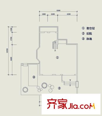 翡翠山T5架空層 4室3廳5衛(wèi)1廚