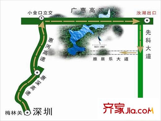 雅居樂白鷺湖區(qū)位地圖