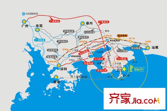 恩歌源?享海1777交通區(qū)位圖