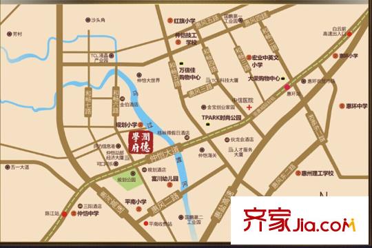 國(guó)鵬?潤(rùn)德學(xué)府區(qū)位圖