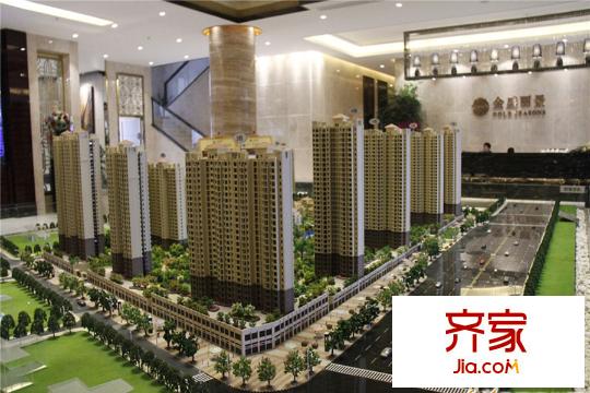 華興?金盛麗景項目沙盤圖實景照（2015-11-28）