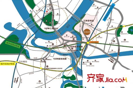 華興?金盛麗景交通區(qū)位圖