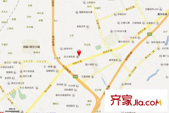 國(guó)鵬?潤(rùn)德學(xué)府交通坐標(biāo)圖