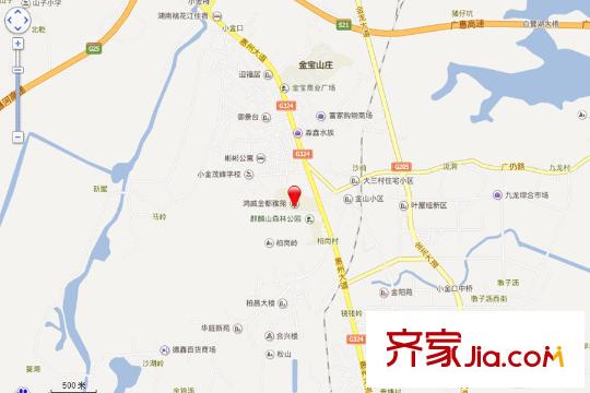鴻威金都雅苑交通坐標圖