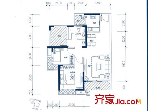 惠州中信水岸城户型图-齐家网小区库