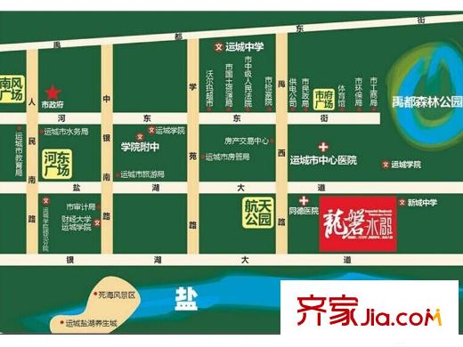 龍磐水郡交通圖