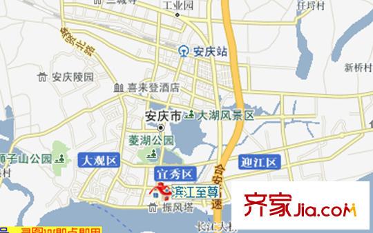 濱江至尊交通圖