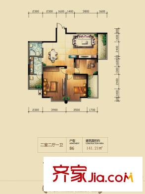國(guó)禎家園B6 3室2廳1衛(wèi)