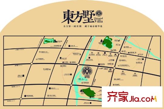 東方墅區(qū)位圖
