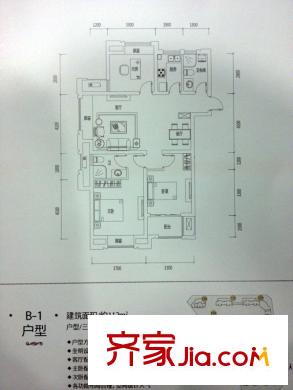 萬嘉新城B1 3室2廳2衛(wèi)