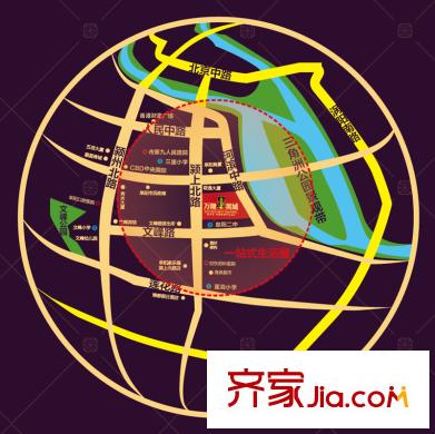 萬隆美域區(qū)位圖