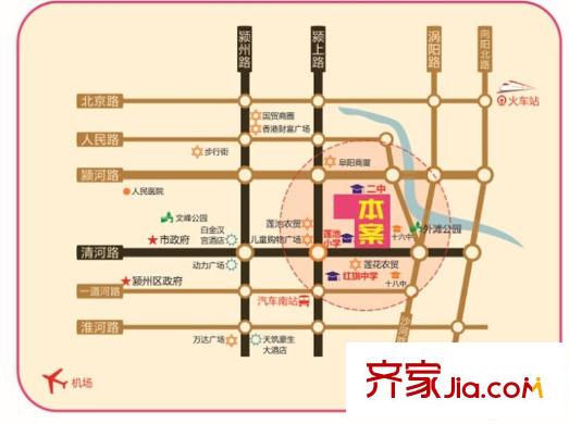 金地廣場區(qū)位圖