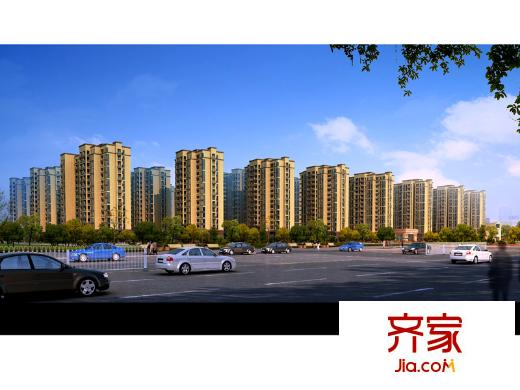 海亮御府沿街透視效果圖