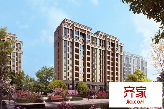 海亮江灣城小高層住宅透視圖