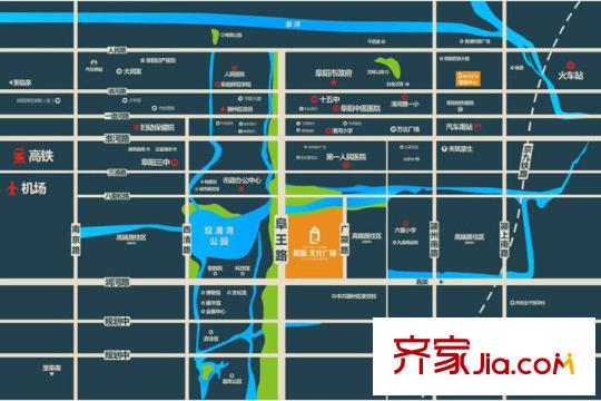 皖新文化廣場(chǎng)翡翠莊園區(qū)位圖
