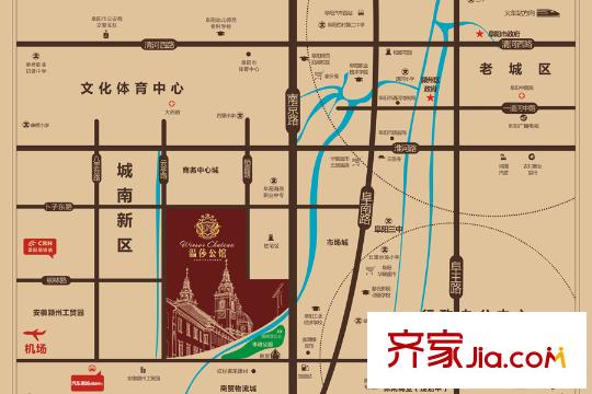 一涵?溫莎公館區(qū)位圖