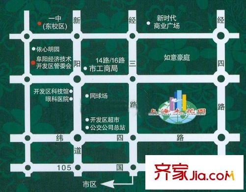 上海大花園交通圖