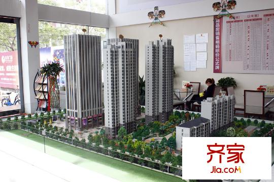 萬(wàn)方金融廣場(chǎng)項(xiàng)目沙盤1