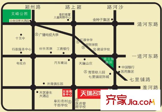 天瑞名城區(qū)位圖
