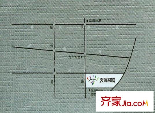 天瑞名城交通圖