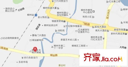錦業(yè)華城交通示意圖