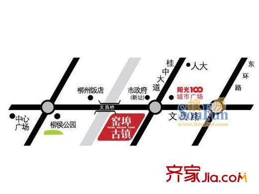 窯埠TOWN交通圖