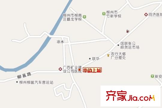 華韻上城交通示意圖