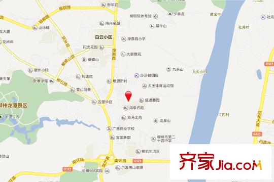 天翼?九龍印象交通示意圖