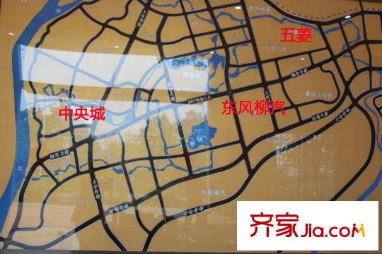 中央城交通圖