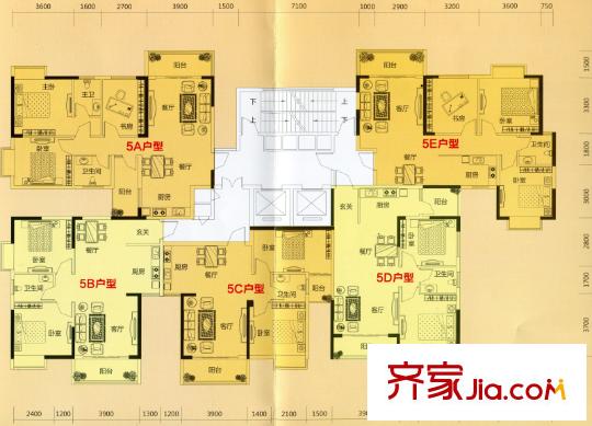 金鵝福地4#2單元 3室2廳2衛(wèi)1廚
