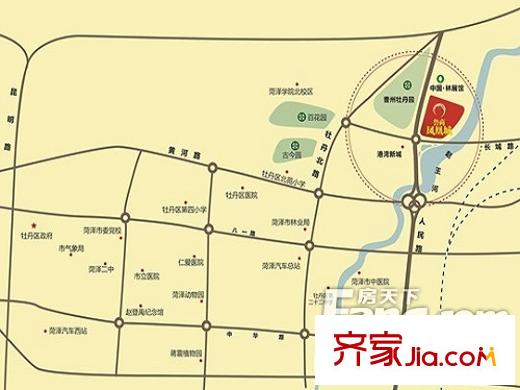 魯商?鳳凰城交通圖