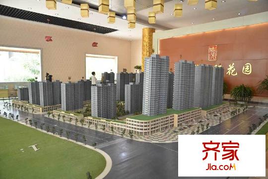 閱城國際花園沙盤圖1