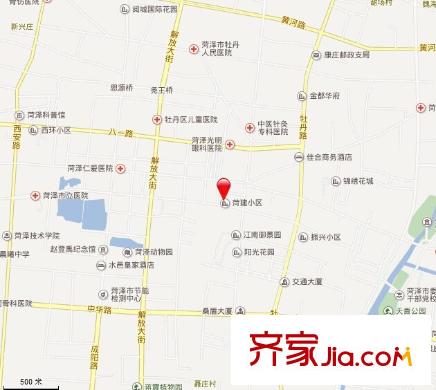 菏建小區(qū)交通圖1