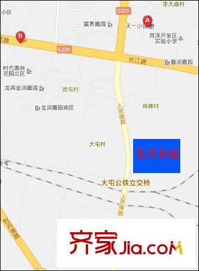 東方名城交通圖