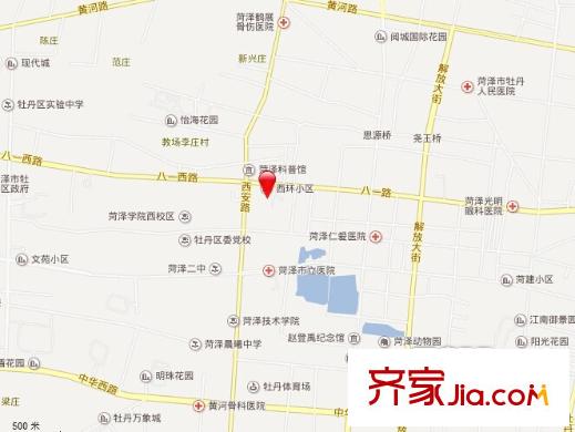西環(huán)小區(qū)交通圖1