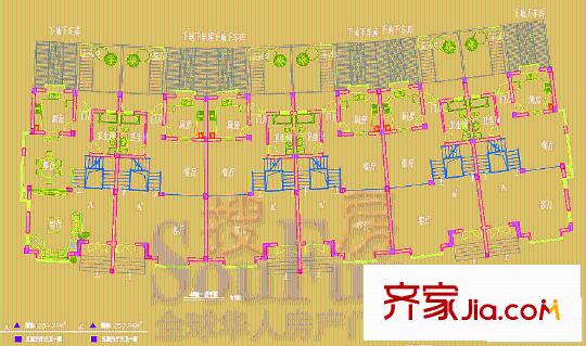 錦江半島4號樓一層 5室3廳3衛(wèi)1廚
