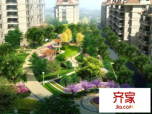 城南春天外景圖