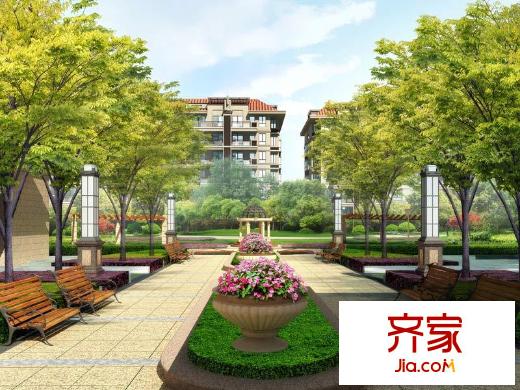 城南春天外景圖