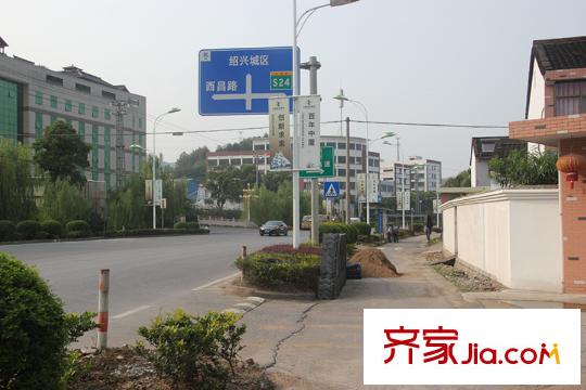 金溪園路牌