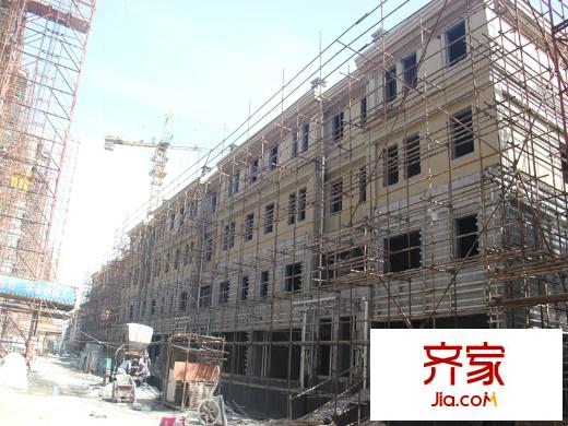 北辰半島花園工程進(jìn)度（2014-5-30）