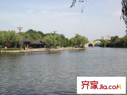 北辰半島花園古運河公園