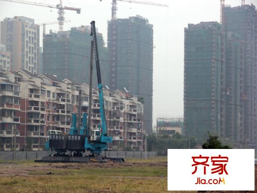 錦麟瓜渚御景園施工現(xiàn)場