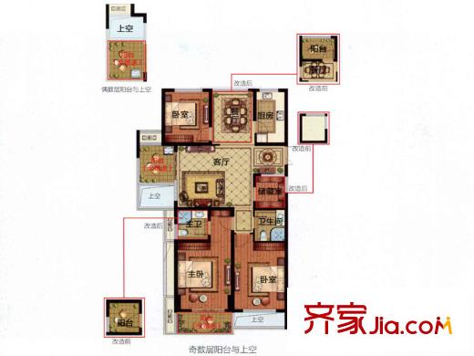 绍兴长业天悦城户型图-齐家网小区库