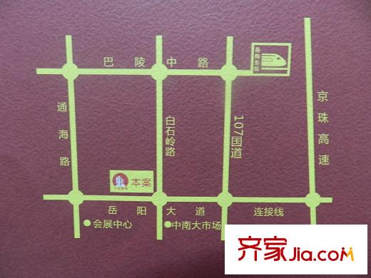 宇業(yè)東方明珠二期交通圖