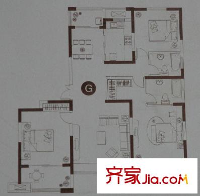 未來?東岸華城東岸華城8 3室2廳2衛(wèi)1廚