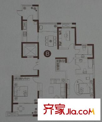 未來?東岸華城東岸華城6 3室2廳2衛(wèi)1廚
