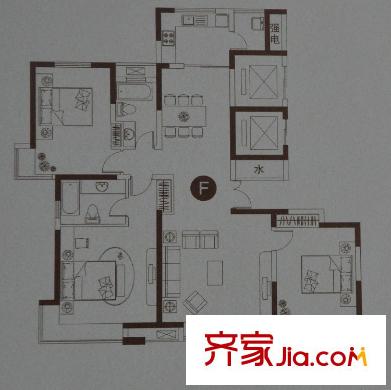 未來?東岸華城東岸華城7 3室2廳2衛(wèi)1廚