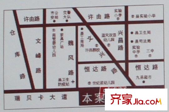 恒達(dá)?NAPA溪地交通圖