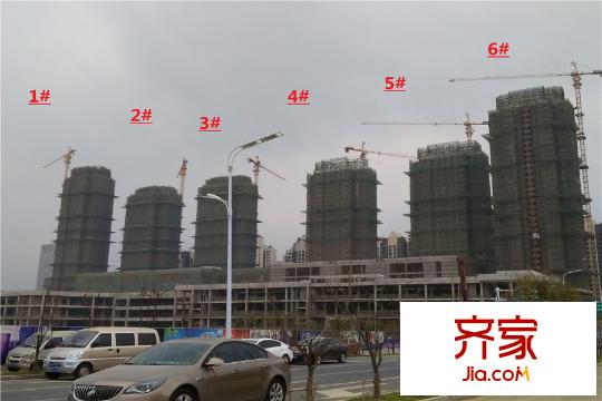恒大中心1-6#工程進(jìn)度（2015.9.22）
